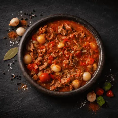 Мясо в горшочке (говядина)