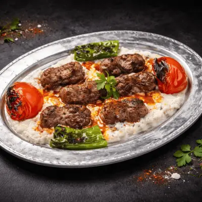 Alinazik - Eggplant Puree with Meat (Spicy/Non-Spicy)
