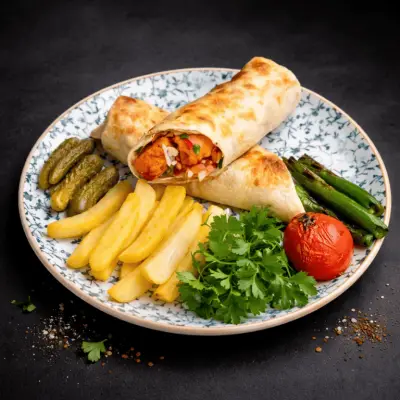 سندويشة قطع دجاج صغيرة